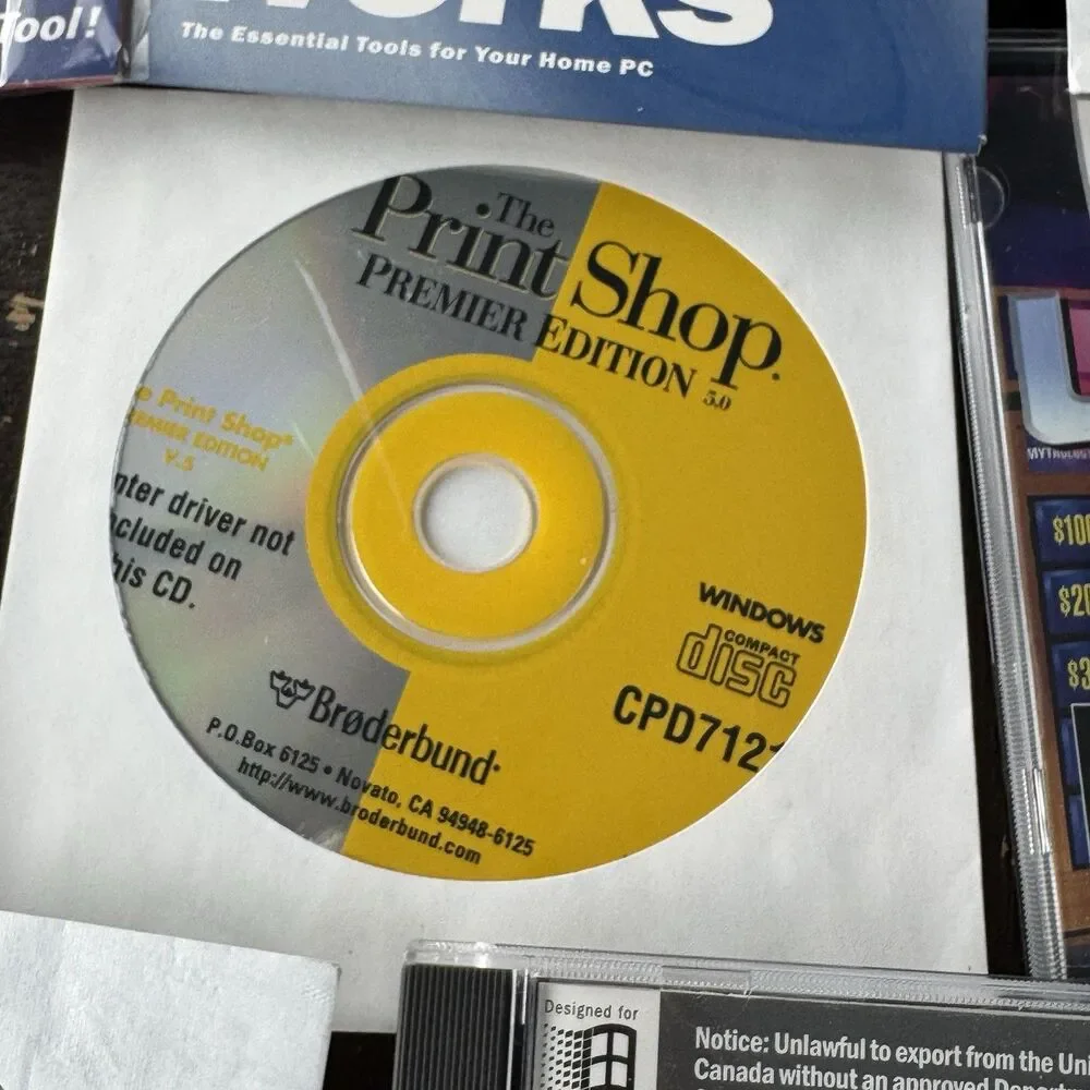 Vintage PC Software & Games Lot All Mint Condition